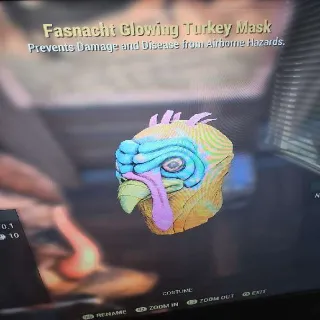 Glowing Turkey Mask