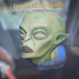 Glowing Alien Mask