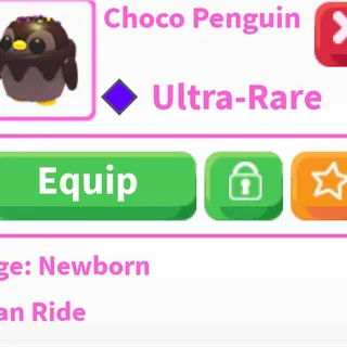 Rideable Choco Penguin
