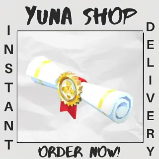 10X PET CERTIFICATE| ADOPT ME