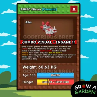 (60.63KG) JUMBO KITSUNE - PRISMATIC