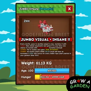 (61.13KG) JUMBO KITSUNE - PRISMATIC