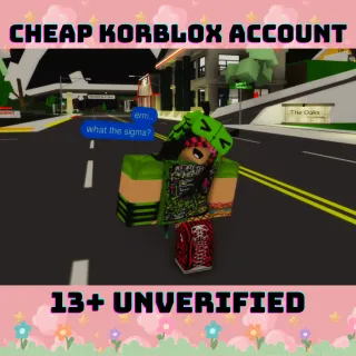 CHEAP KORBLOX ACCOUNT