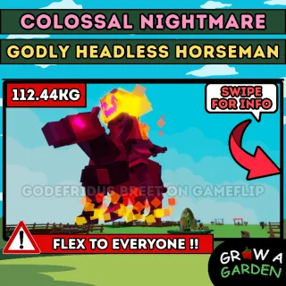 NIGHTMARE COLOSSAL HEADLESS HORSEMAN