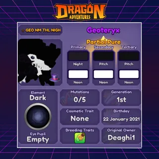 👑 GEOTERYX | NM THL NIGH 2021