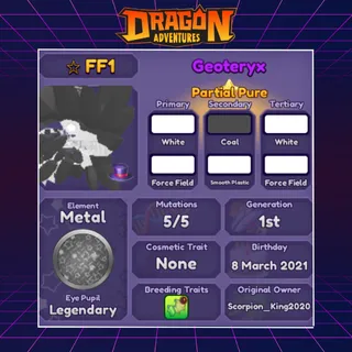 👑 GEOTERYX | FM LEG E FF1 PP 2021