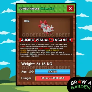 (61.15KG) JUMBO KITSUNE - PRISMATIC 