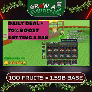 GROW A GARDEN 2 | 1.59B SHECKELS++
