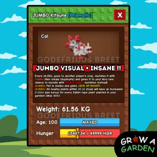 (61.56KG) JUMBO KITSUNE - PRISMATIC