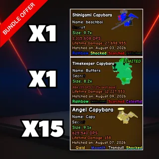 👑 BUNDLE DEALS | CAPYBARAS VS PLANTS