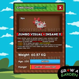 (60.57KG) JUMBO KITSUNE - PRISMATIC