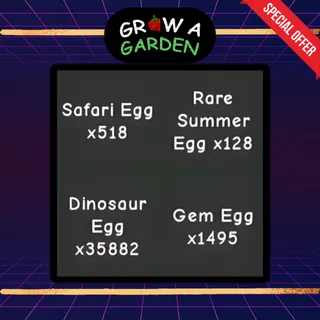 GROW A GARDEN ACCOUNT - 35K DINO EGG