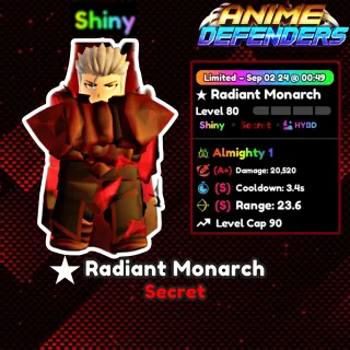 SHINY ALMIGHTY RADIANT MONARCH