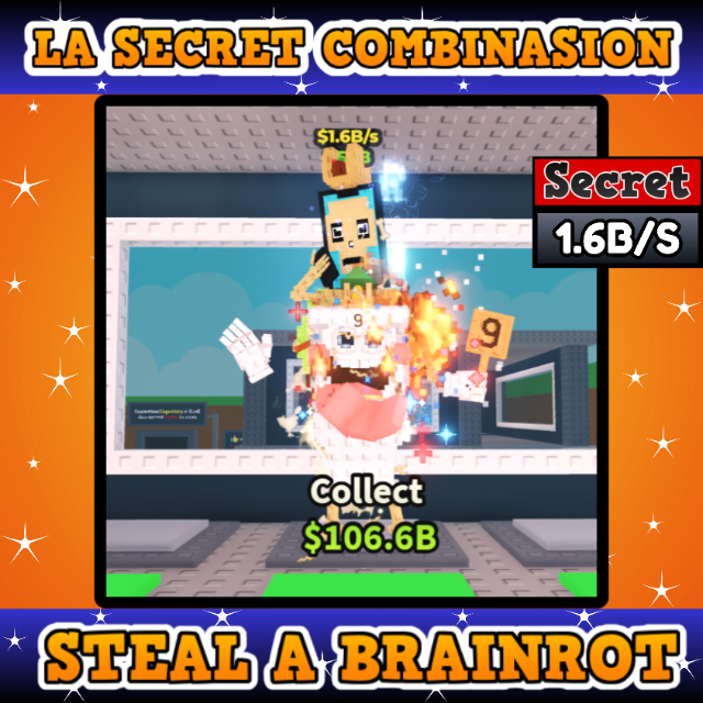 👑 LA SECRET COMBINASION - $1.6B/S - Steal a Brainrot Game Item - Gameflip
