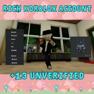 KORBLOX ACCOUNT | RICH INVENTORY