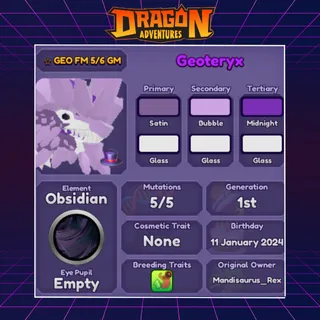 👑 GEOTERYX | FM 5/6 GM 2024