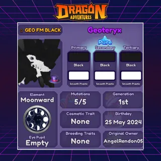 👑 GEOTERYX | PURE BLACK 2024