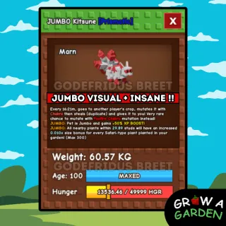 (60.57KG) JUMBO KITSUNE - PRISMATIC