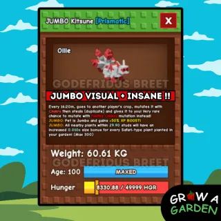 (60.61KG) JUMBO KITSUNE - PRISMATIC