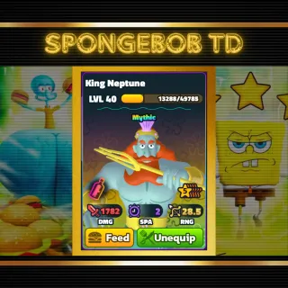 KING NEPTUNE SF - 5 STARS - SPONGEBOB TOWER DEFENSE