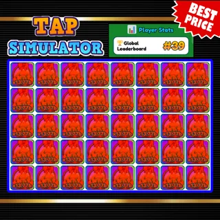 🏆LEADERBOARD SPOT | X400 MAX LEVEL RAINBOW EASTER BASKET  (5.508T+ PET POWER) | TAP SIMULATOR