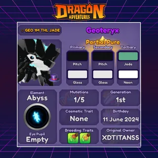 👑 GEOTERYX | THL JADE 2024