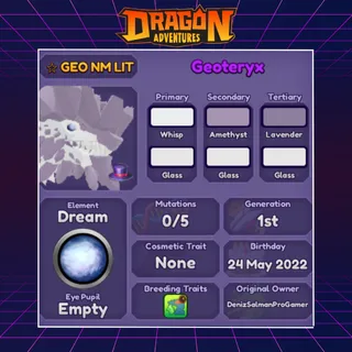 👑 GEOTERYX | NM LIT 2022