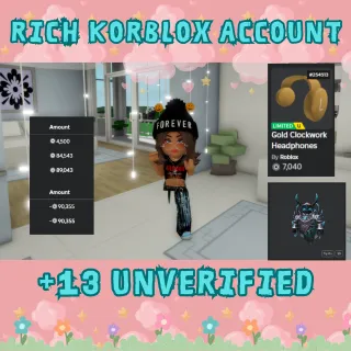 KORBLOX ACCOUNT | RICH INVENTORY