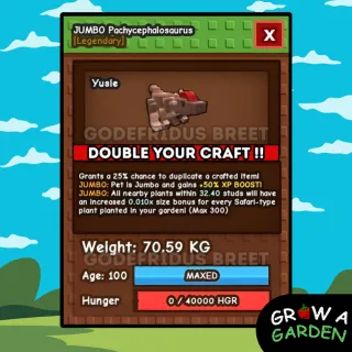 25% JUMBO !! TITANIC PACHYCEPHALOSAURUS