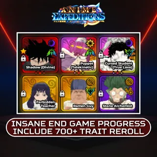 👑 ANIME EXPEDITIONS ACCOUNT - INSANE END GAME PROGRESS