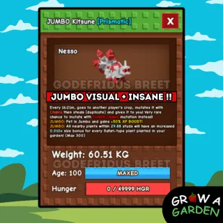 (60.51KG) JUMBO KITSUNE - PRISMATIC