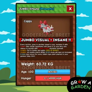 (60.72KG) JUMBO KITSUNE - PRISMATIC