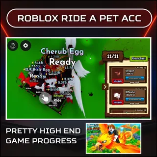 👑 HIGH END - RIDE A PET ACCOUNT