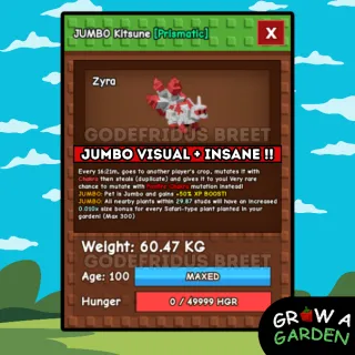 (60.47KG) JUMBO KITSUNE - PRISMATIC