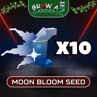 X10 MOON BLOOM SEED | GROW A GARDEN 2