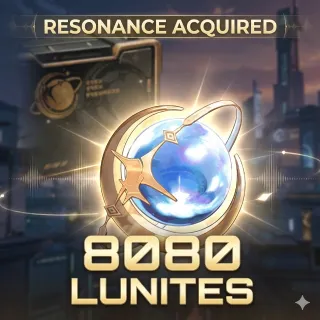 ✨6480+1600 ✨8080 Lunites |🌍| By ID / Without login (First purchase 2x) 