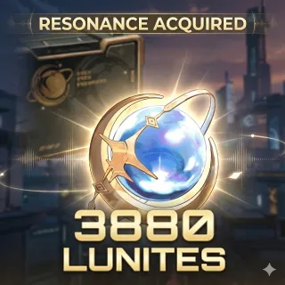 ✨3280+600✨3880 Lunites |🌍| By ID / Without login (First purchase 2x) 