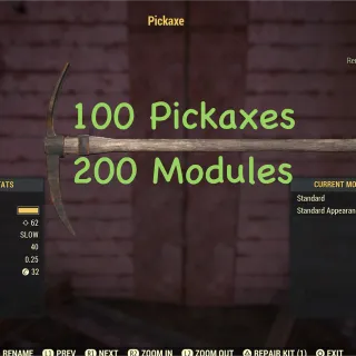 100 Pickaxes Instant Delivery