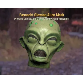 Glowing Alien Mask