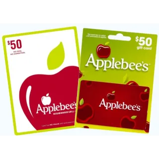 Applebee’s Gift Card $50.00 USD Other ( Buy only if you need it immediately )