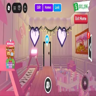 Pink Candy Theme Adopt Me Grinding House
