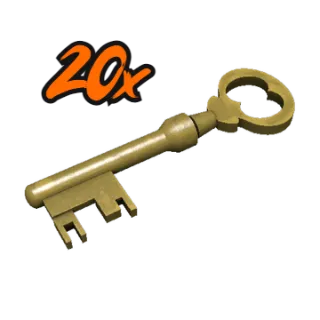 20x TF2 Key (Mann Co. Supply Crate Key)