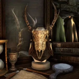 Elder Scrolls Online - Stag-Heart Skull Sallet Hat