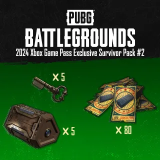 PUBG: Battlegrounds XBOX Game Pass Exclusive Survivor Pack #2 2024