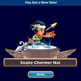 Brawlhalla Snake Charmer Nai Skin