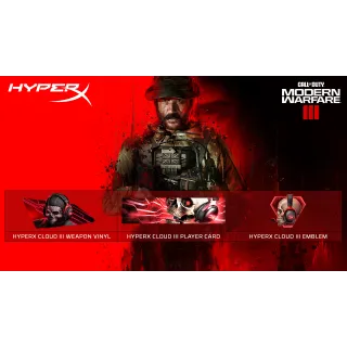 COD MW 3 HYPERX BUNDLE