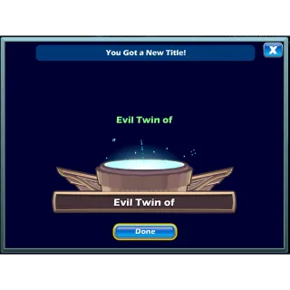 Brawlhalla Evil Twin of Title