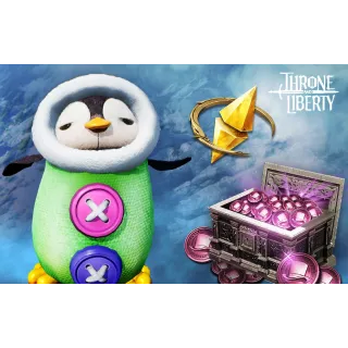 THRONE AND LIBERTY - Fuzzy Percy Amitoi + 200 Ornate Coins + 200 Event Pass Star Crystals