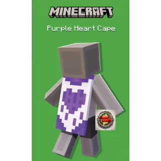 Minecraft Purple Heart Cape