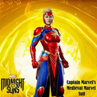 Marvel's Midnight Suns Medieval Captain Marvel Suit